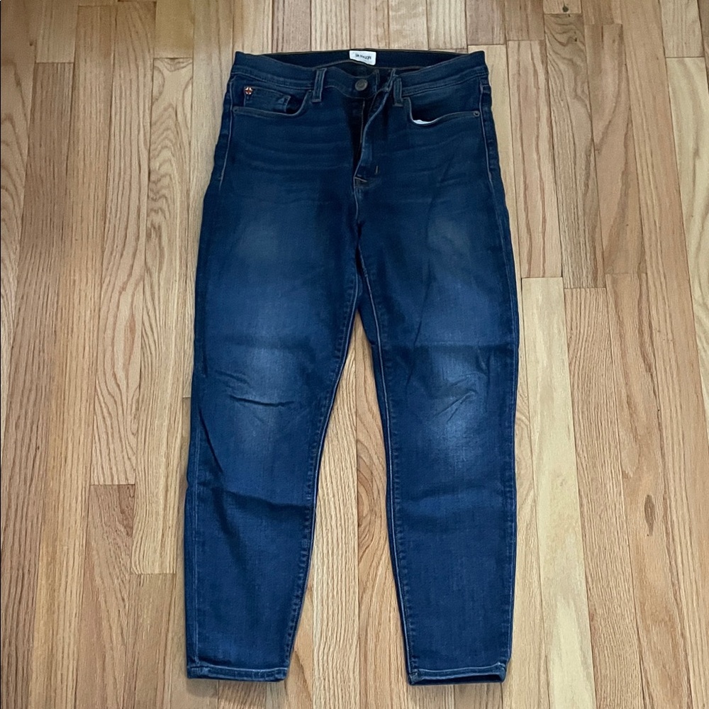 Hudson Jeans Womens 29 Blue Barbara High Waist Crop Skinny Minimalist